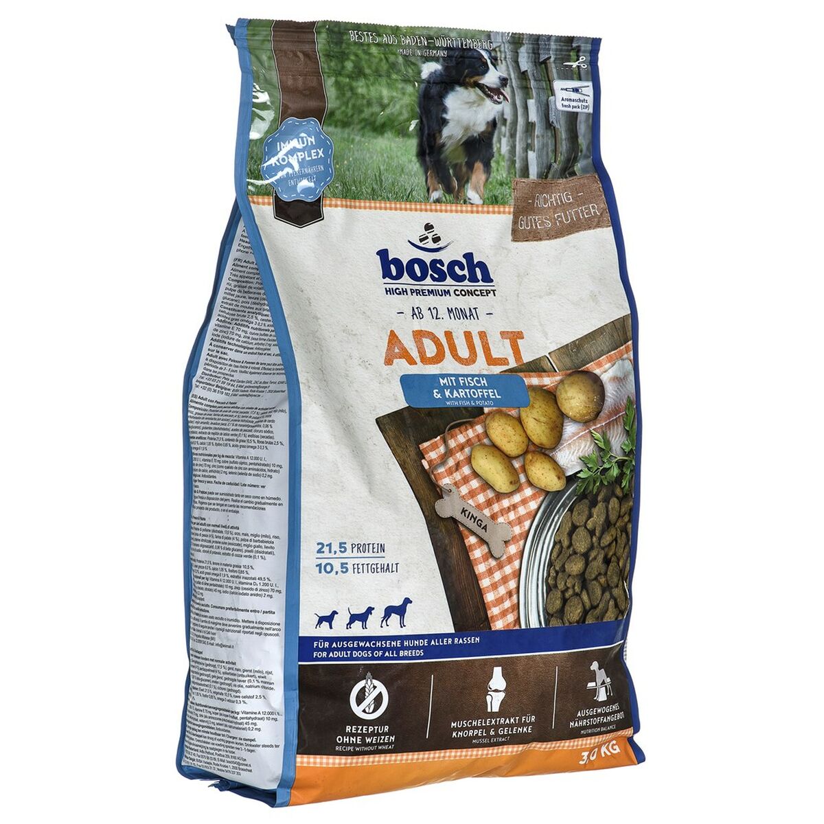 Io penso BOSCH 5222003 Adulto Pesce Patate 3 Kg