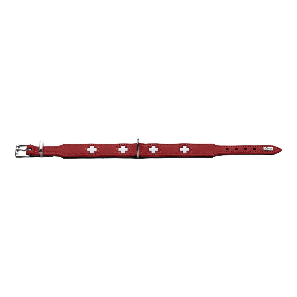 Collare per Cani Hunter Swiss Rosso/Nero (41-49 cm)