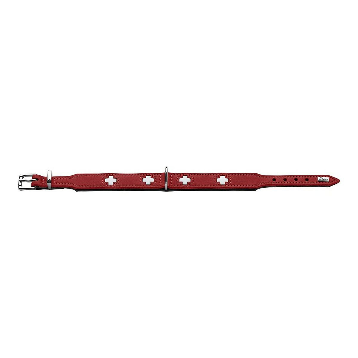 Collare per Cani Hunter Swiss Rosso/Nero (47-54 cm)