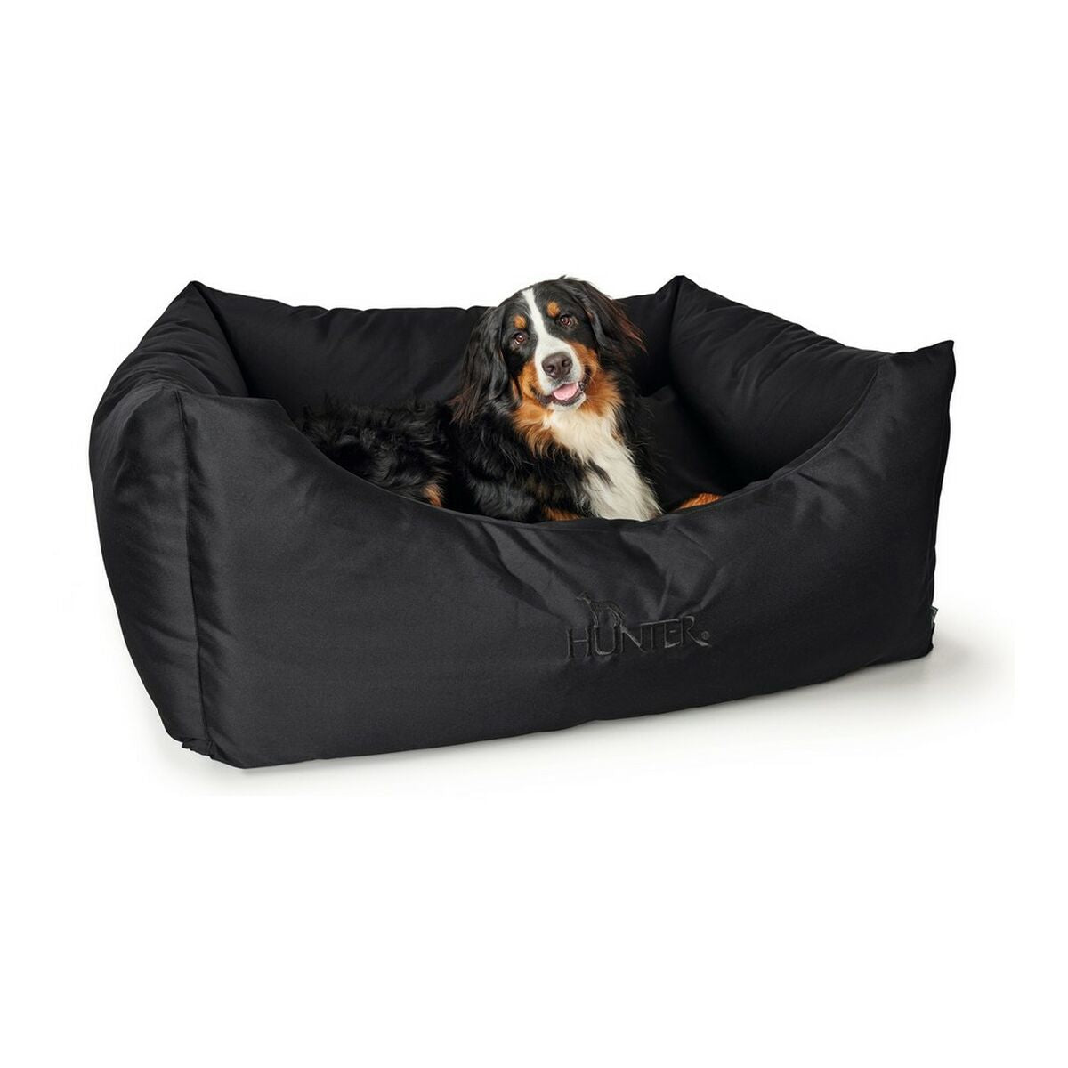 Divano per cani Hunter Gent Nero Poliestere black (60 x 45 cm)