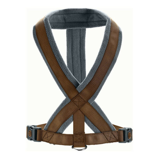 Imbracatura per Cani Hunter London Comfort Marrone L 73-100 cm