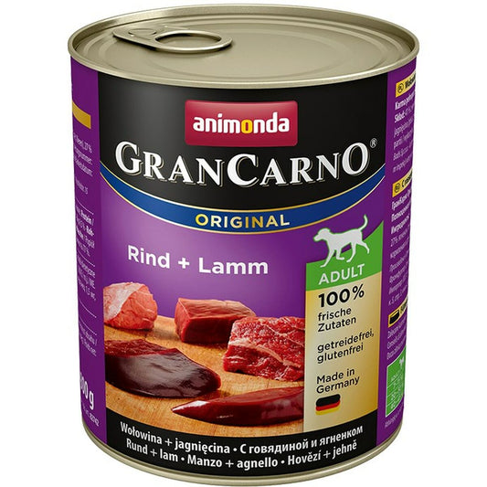 Cibo umido Animonda GranCarno Original Carne di vitello Agnello 800 g