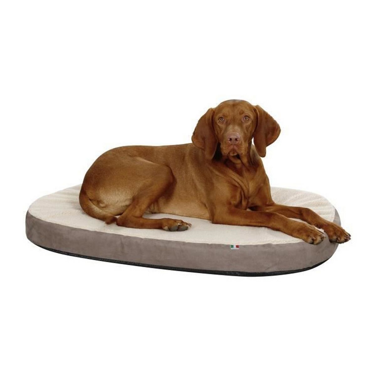 Letto per Cani Kerbl Oval 100 x 65 x 8 cm Beige