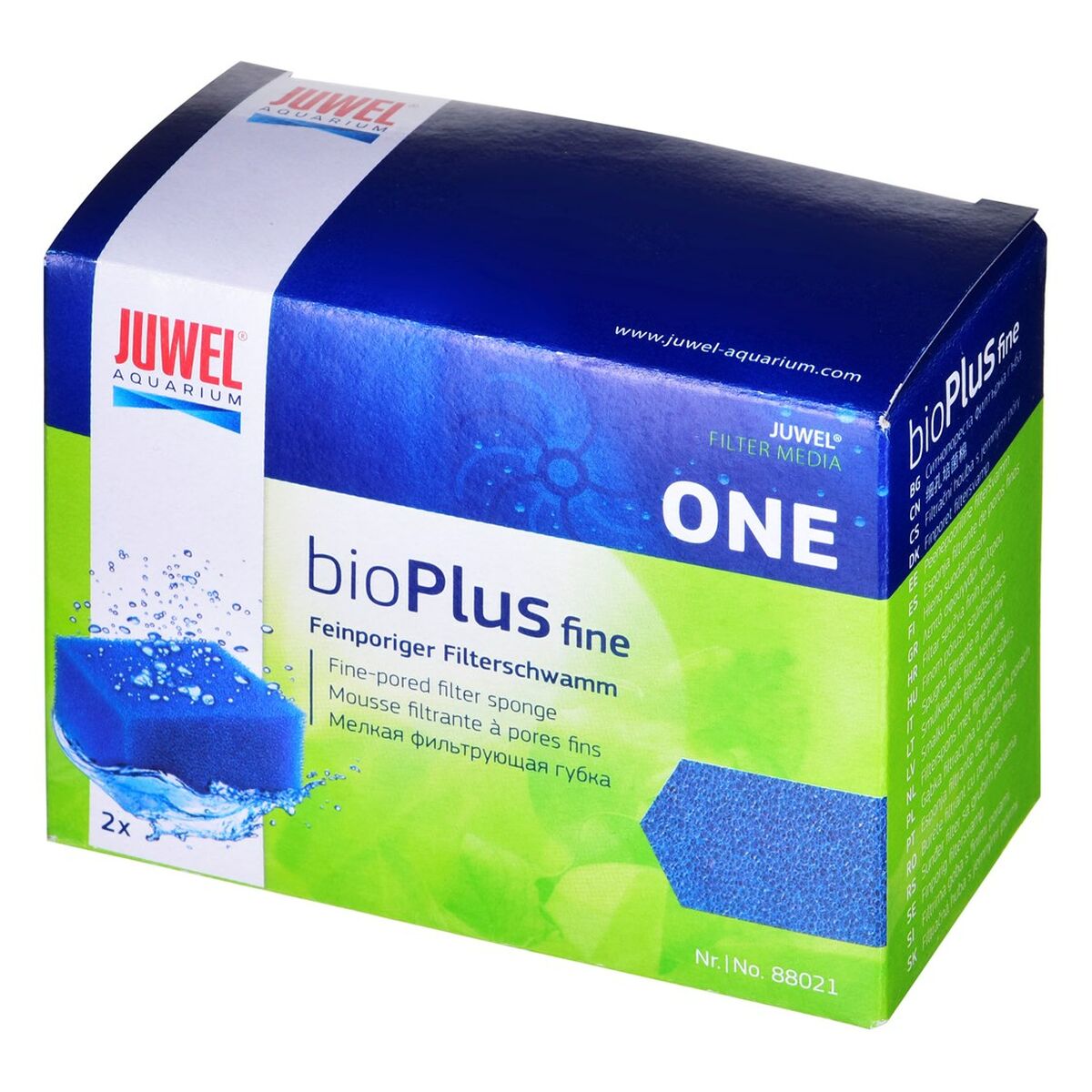 Filtro dell'acqua Juwel bioPlus Fine One Acquario Spugna Liscio 2 Unità