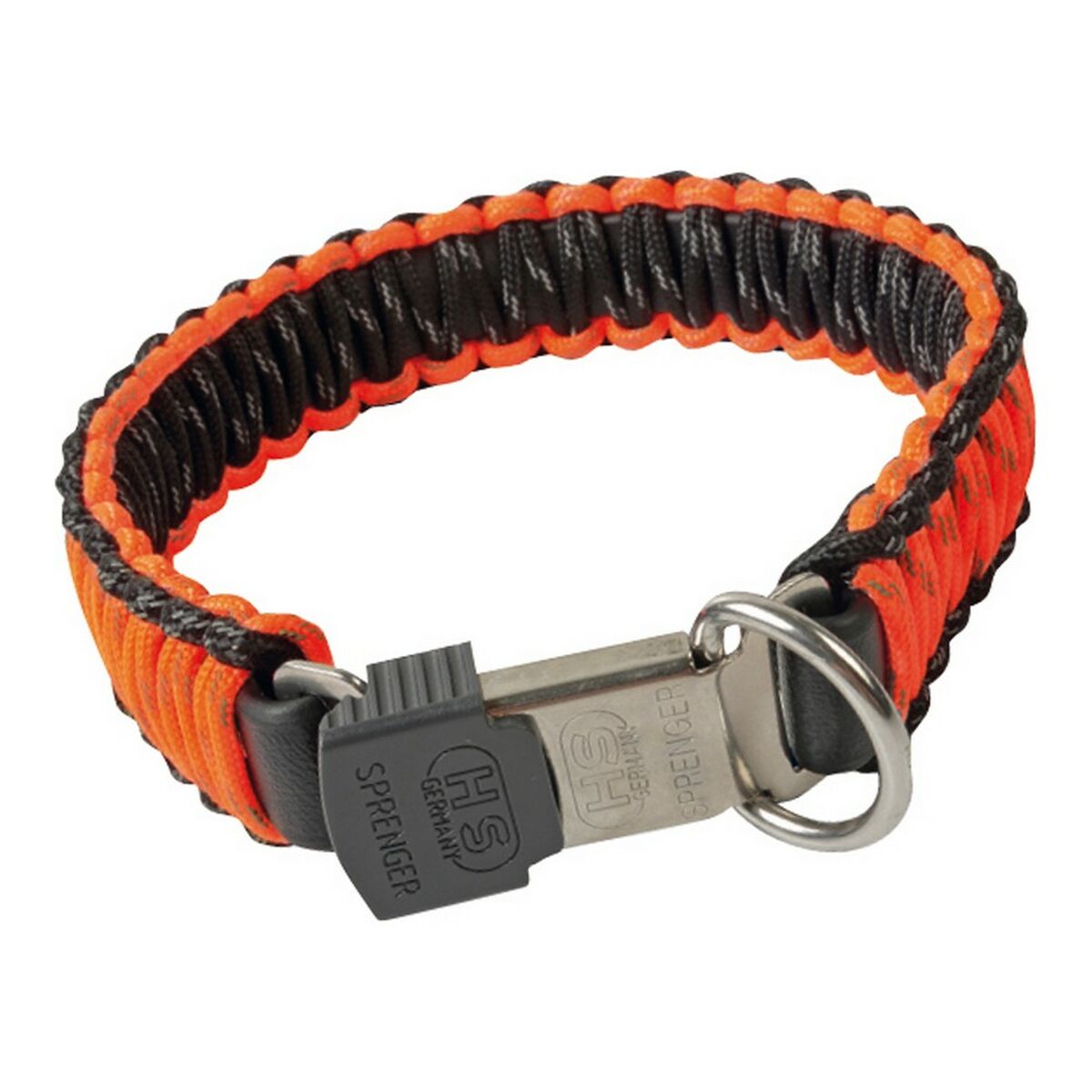 Collare per Cani Hs Sprenger Paracord Arancio (1,9 x 50 cm)