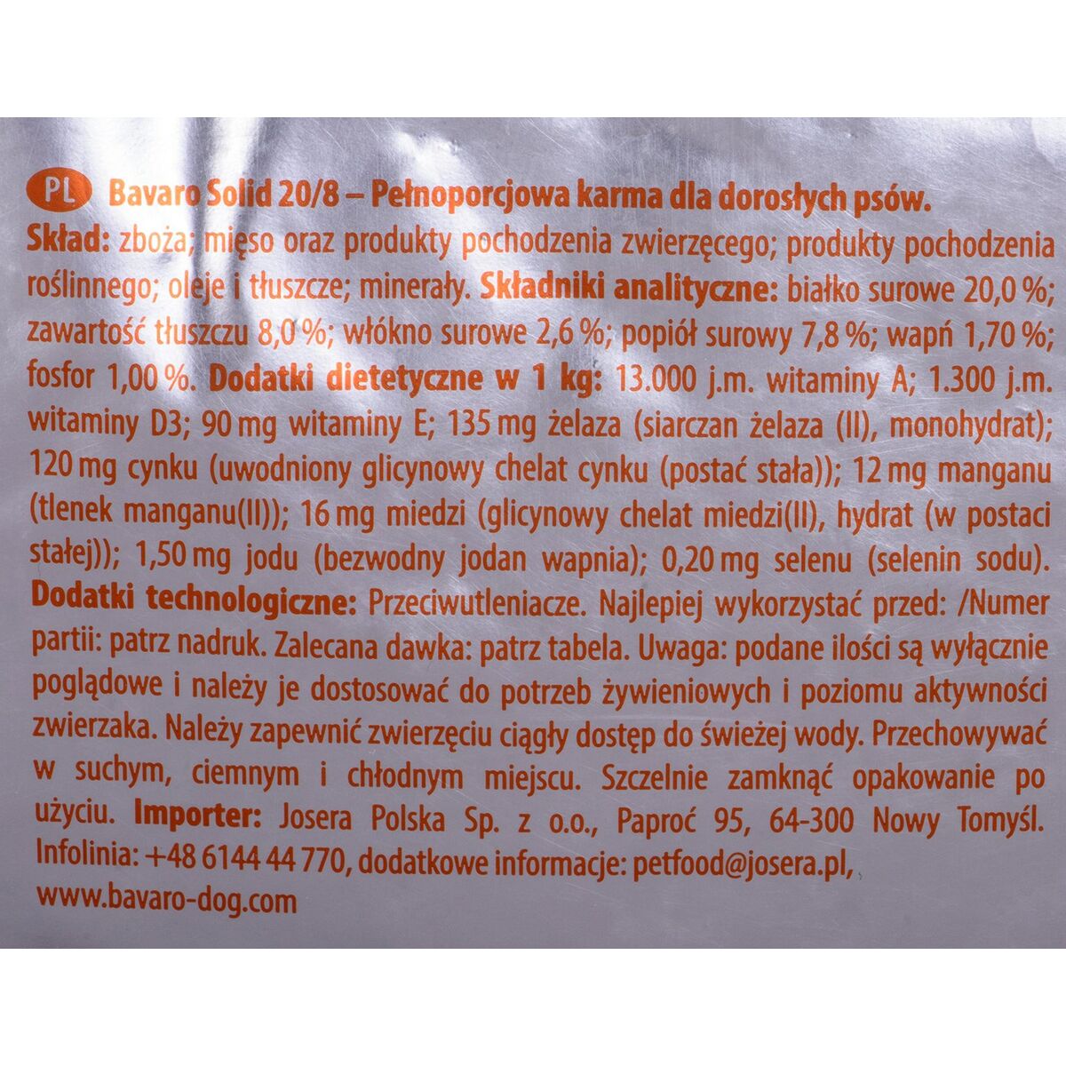 Io penso Josera Solid Adulto Pollo 18 kg