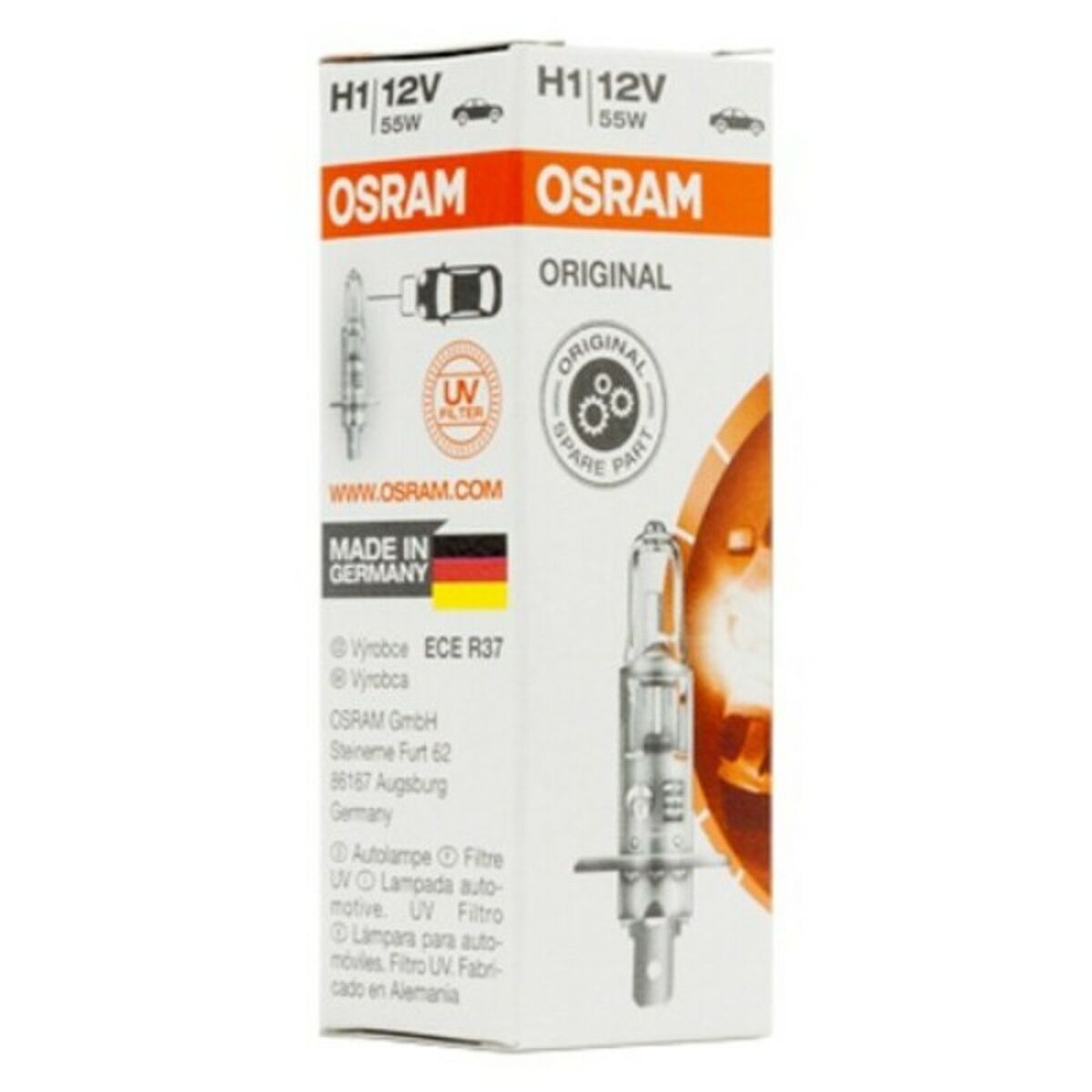 Lampadina per Auto Osram 64150.TP H1 12V 55W 3200K