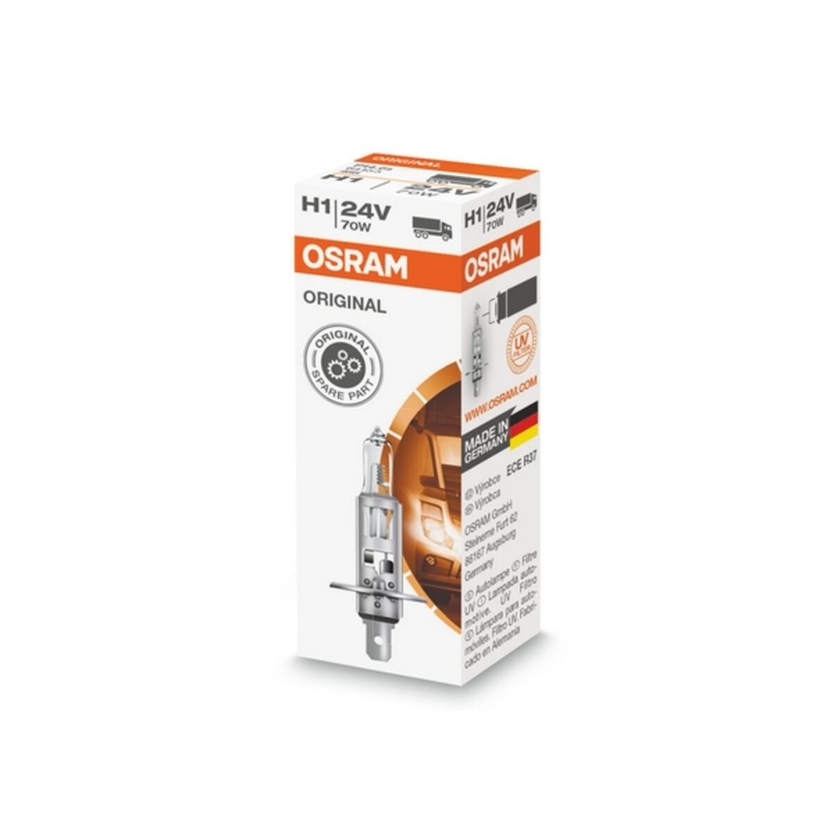 Lampadina per Auto Osram 64155.TP H1 24V 70W