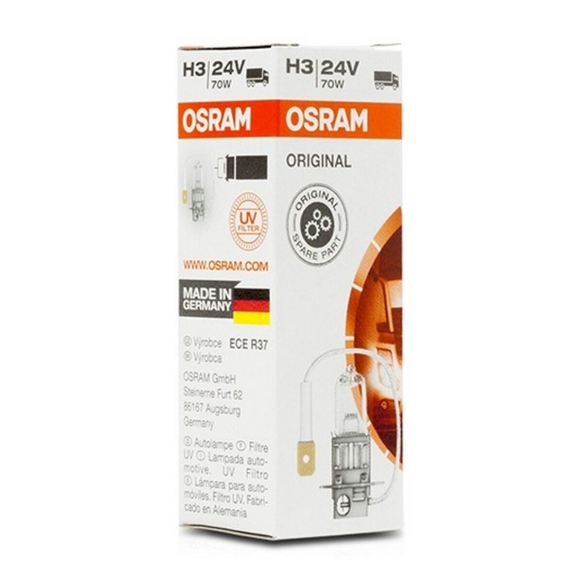 Lampadina per Auto OS64156 Osram OS64156 H3 70W 24v