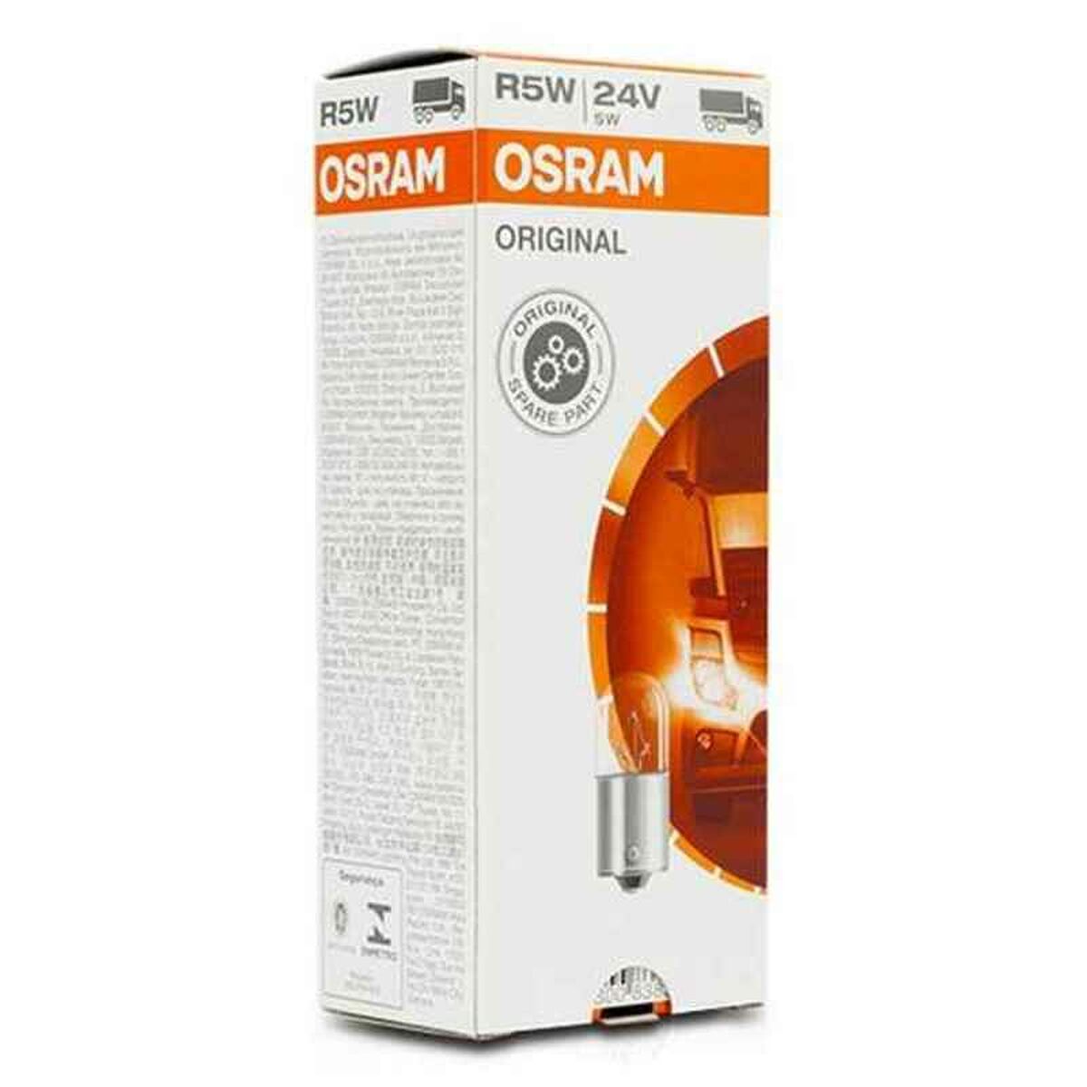 Lampadina per Auto OS5627 Osram 5627 R5W Alogena 24 V (10 pcs)