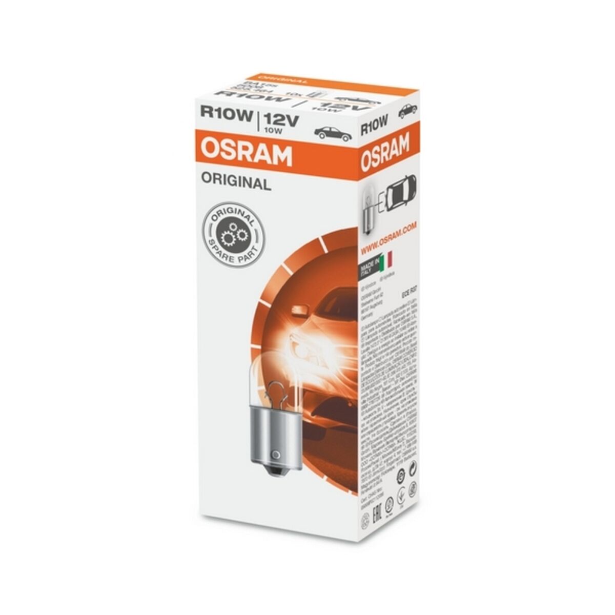 Lampadina per Auto OS5008-02B Osram OS5008-02B R10W 10W 12V (2 Pezzi)