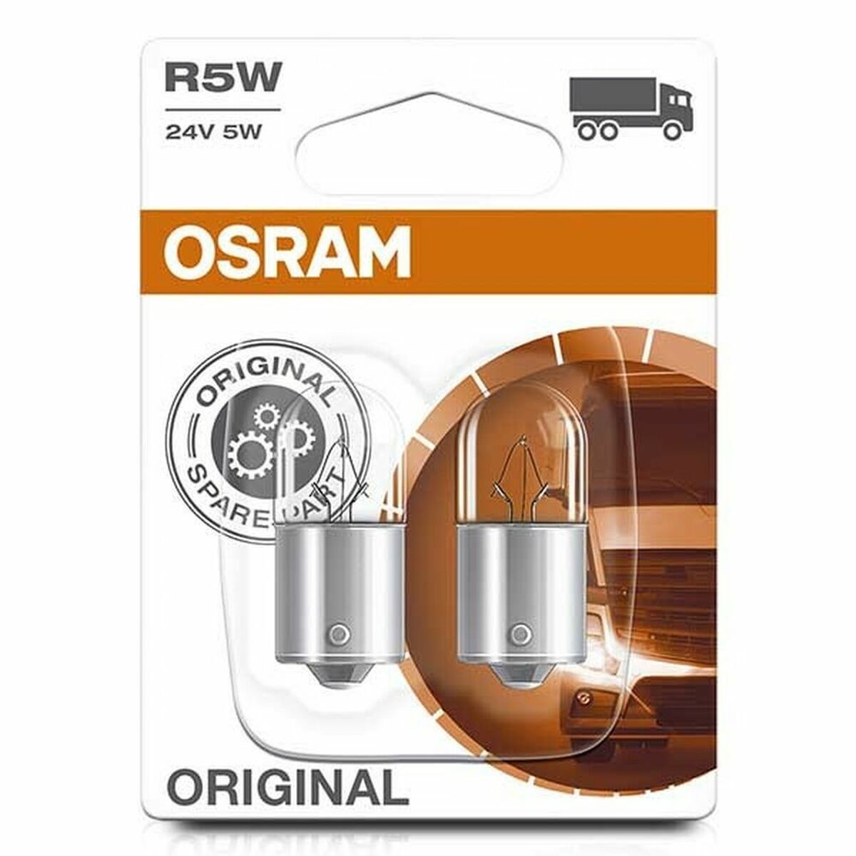 Lampadina per Auto Osram OS5627-02B 5 W Camion 24 V R5W