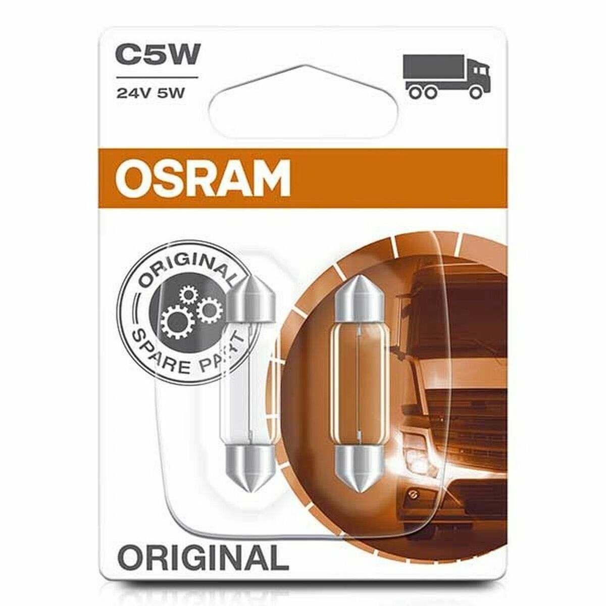 Lampadina per Auto Osram OS6423-02B 5 W Camion 24 V C5W