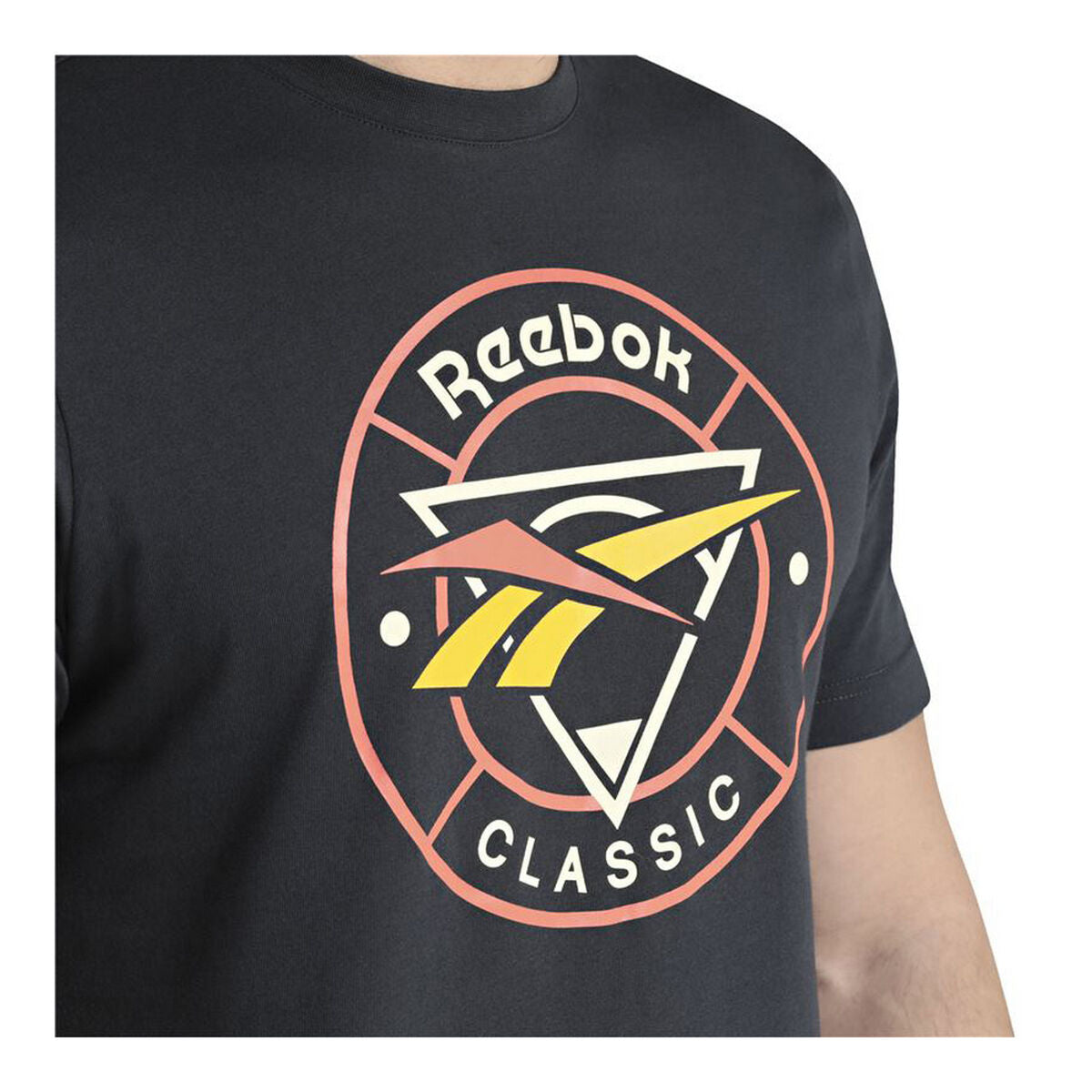 Maglia a Maniche Corte Uomo Reebok  Classic Trail Nero