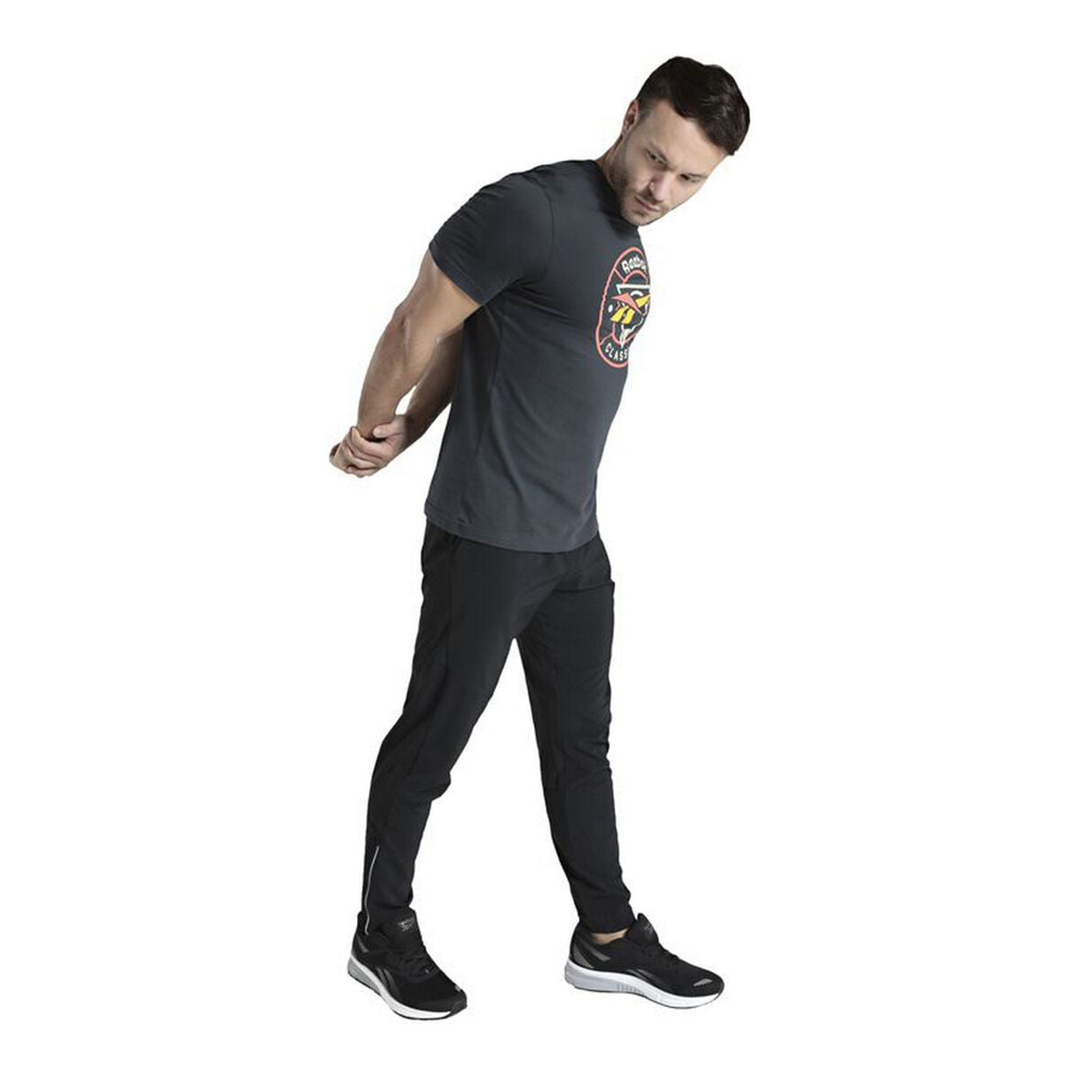 Maglia a Maniche Corte Uomo Reebok  Classic Trail Nero