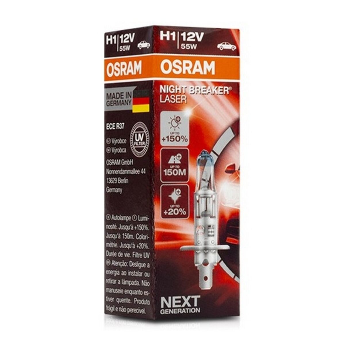 Lampadina per Auto Osram 64150NL H1 12V 55W