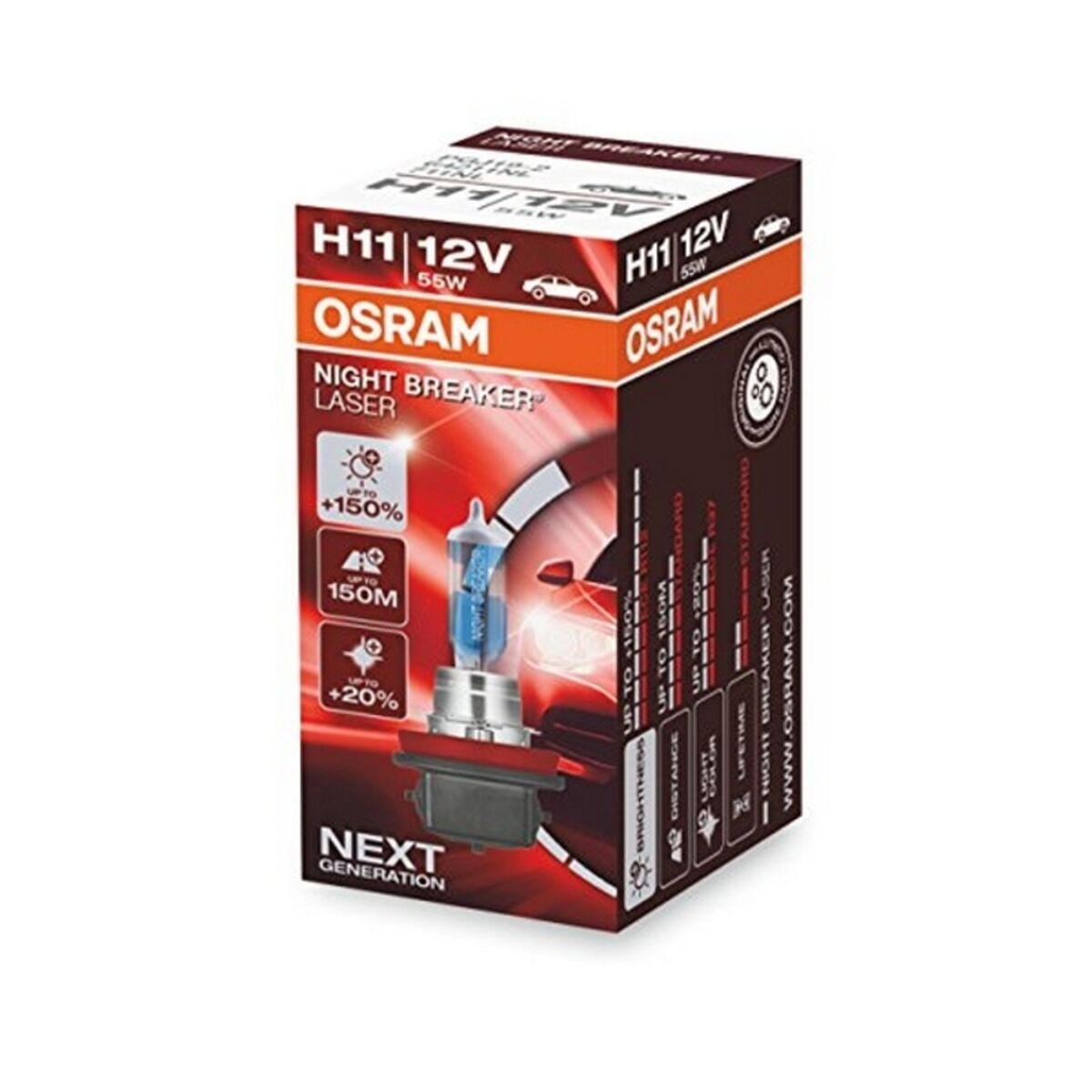 Lampadina per Auto Osram 64211NL H11 12V 55W 3200K