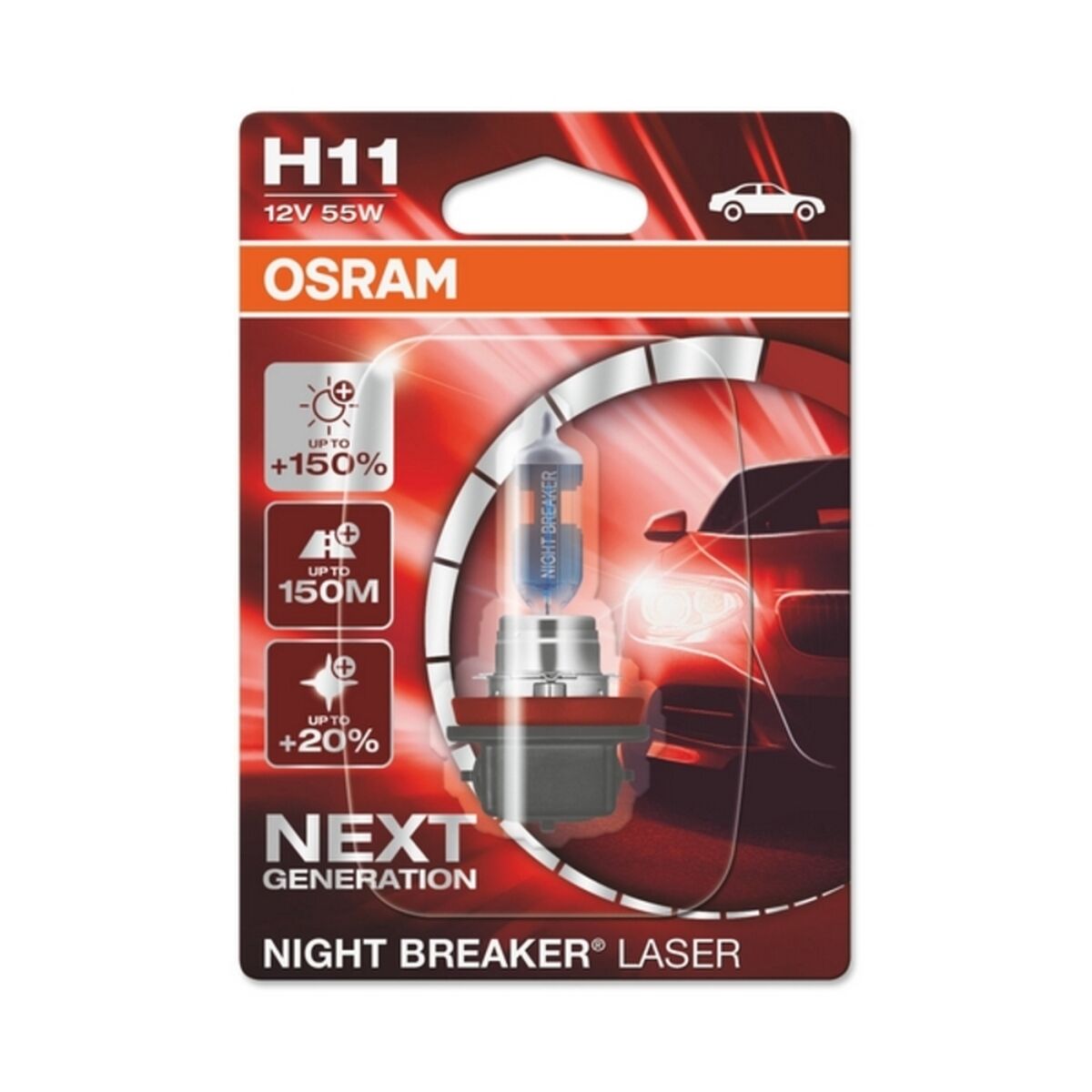 Lampadina per Auto Osram 64211NL H11 12V 55W 3200K