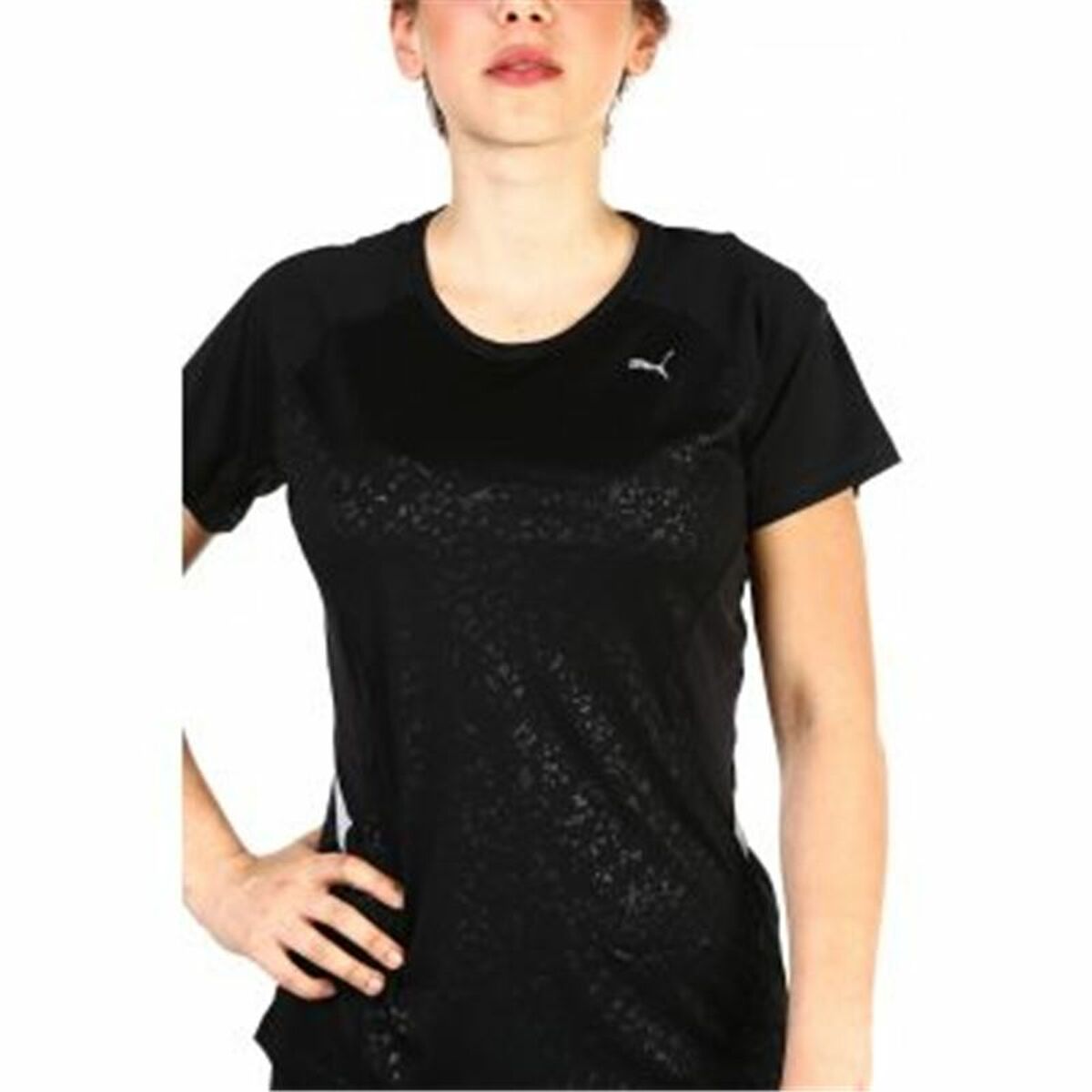 Maglia a Maniche Corte Donna Puma  Graphic Tee Nero