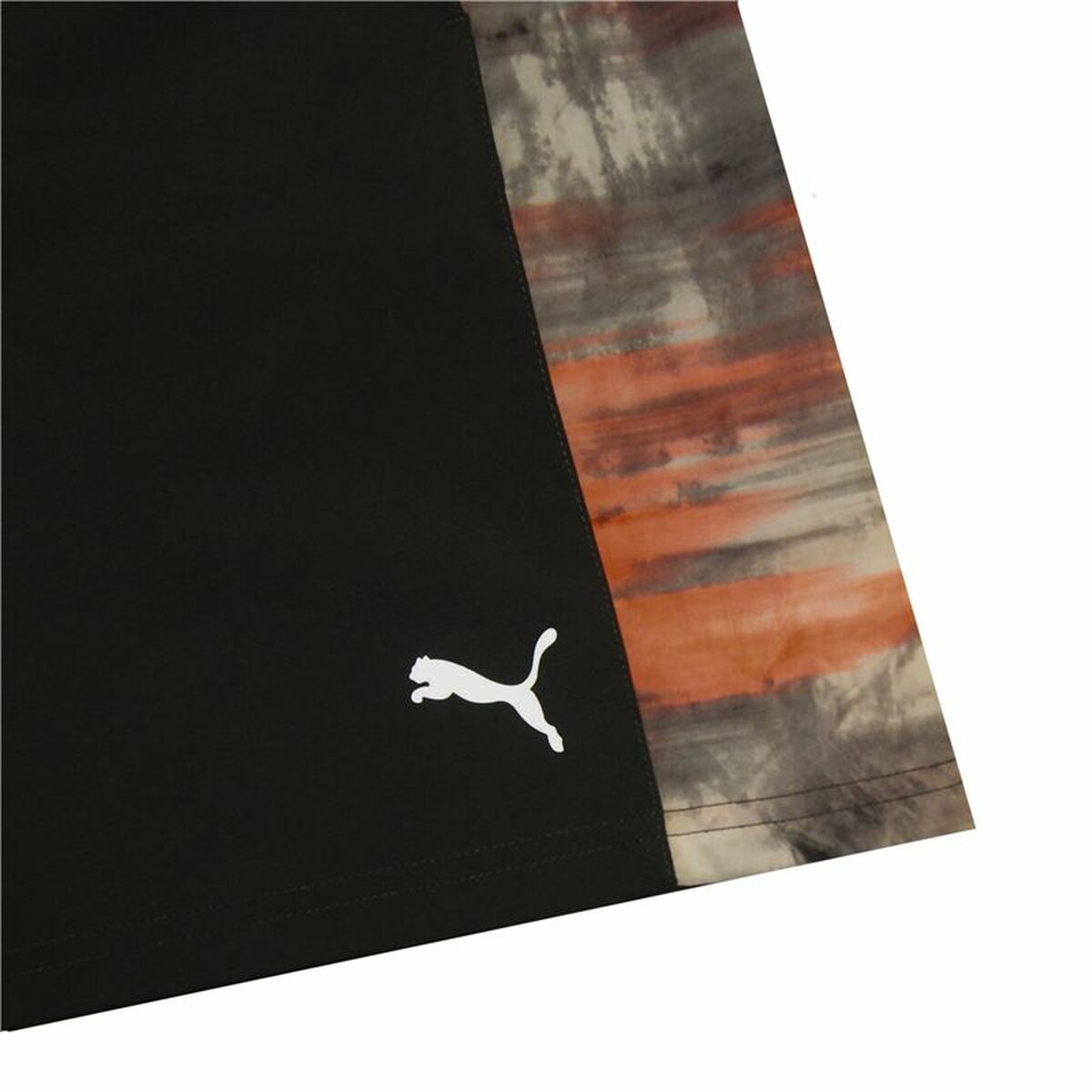 Pantaloni Corti Sportivi da Uomo Puma Pace 7" Asphalt Graphic Nero