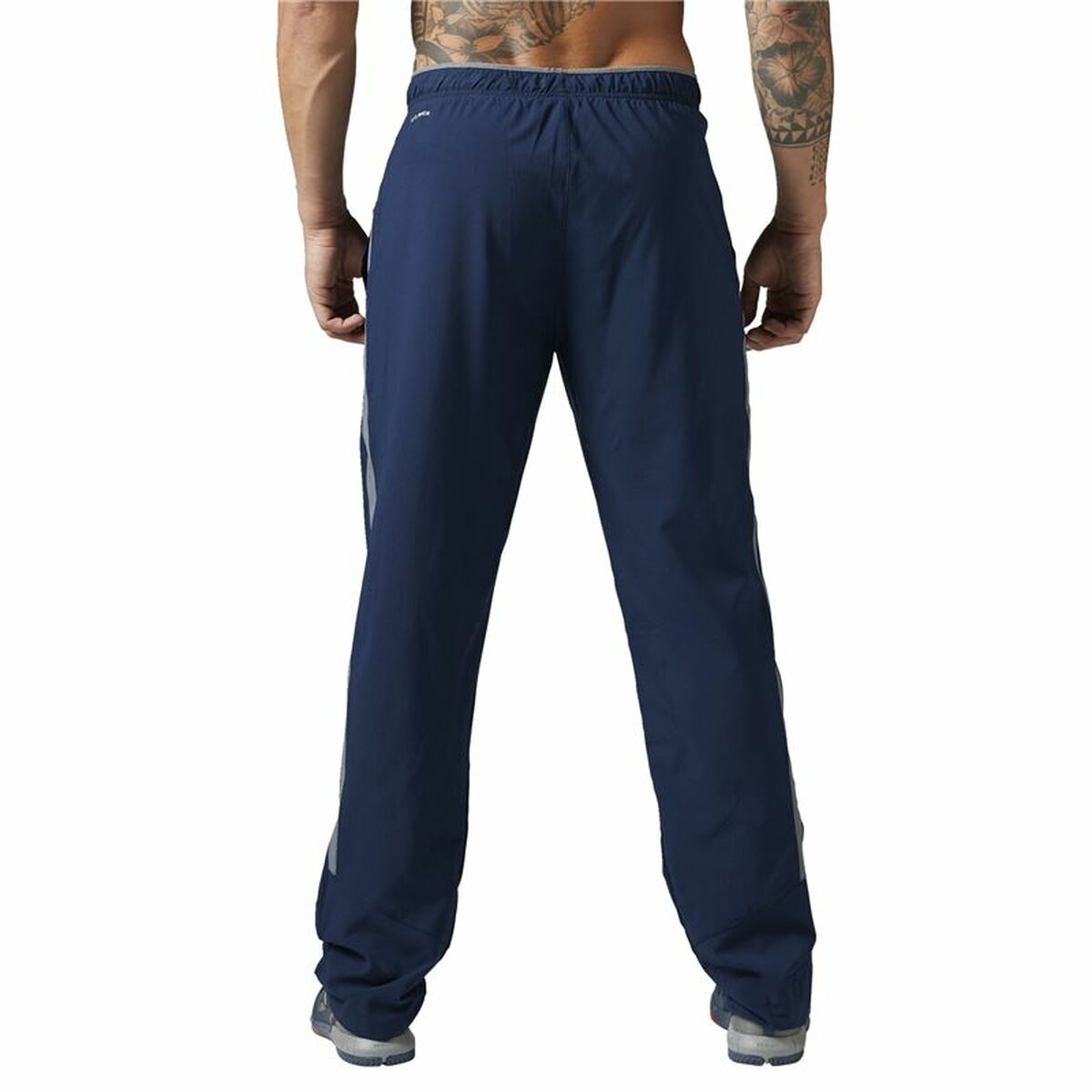 Pantalone Lungo Sportivo Reebok Workout Ready Blu scuro Uomo