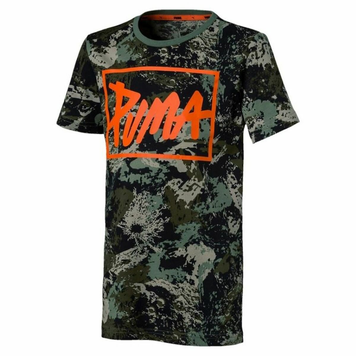 Maglia a Maniche Corte per Bambini Puma  Style Graphic  Verde