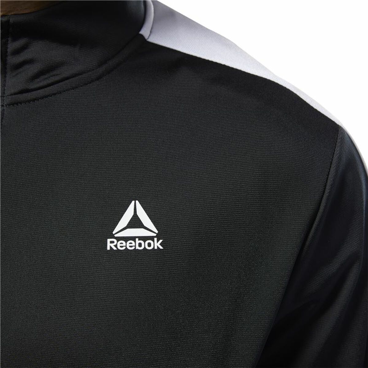 Giacca Sportiva da Uomo Reebok Essentials Linear Logo Nero