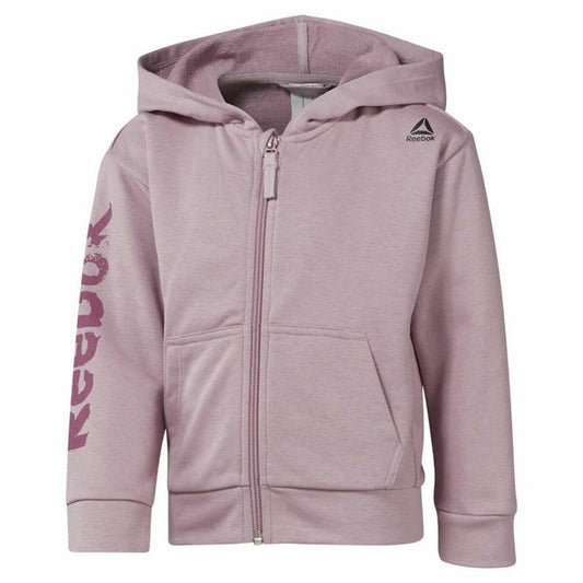 Giacca Sportiva da Uomo Reebok  Essentials Fullzip Lilla Cappuccio