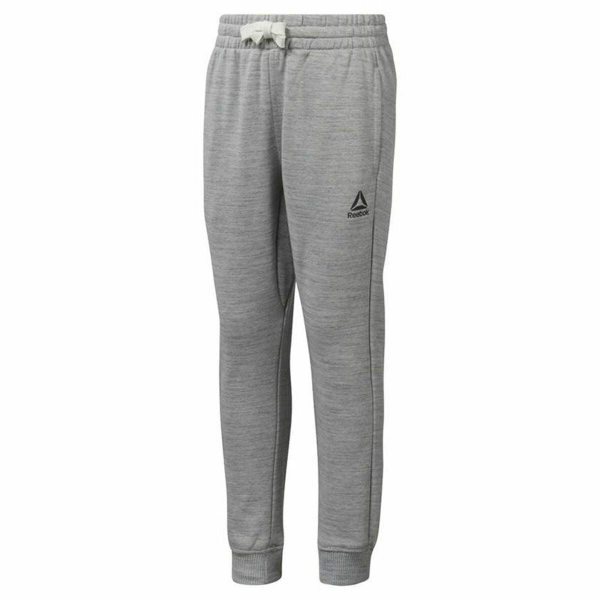 Pantalone Lungo Sportivo Reebok Elements Marble Melange Uomo Grigio chiaro