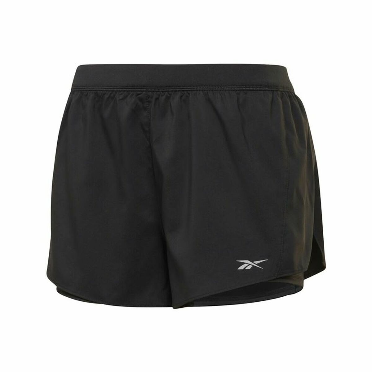 Pantaloncini Sportivi da Donna Reebok Running Essentials 2 in 1 Nero Donna