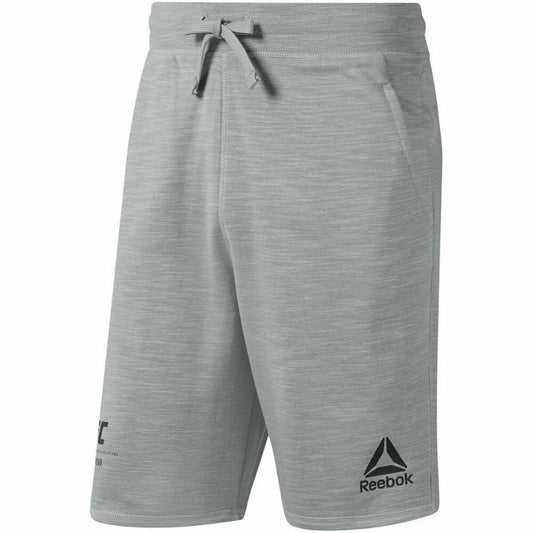 Pantaloni Corti Sportivi da Uomo Reebok DU4571 Grigio