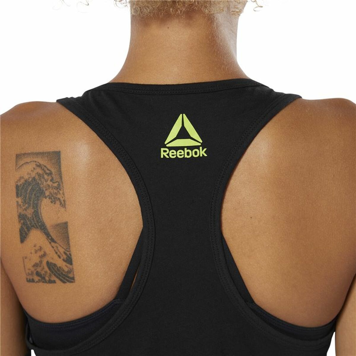 Maglia Smanicata da Donna Reebok 1895 Race Nero