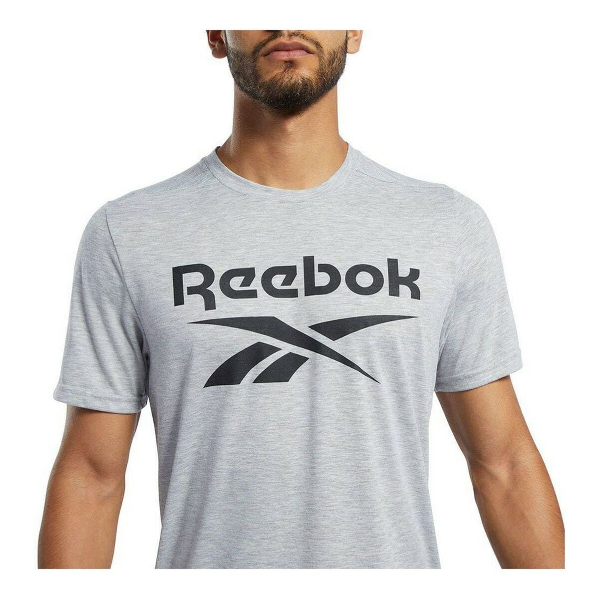 Maglia a Maniche Corte Uomo Reebok Workout Ready Supremium Grigio