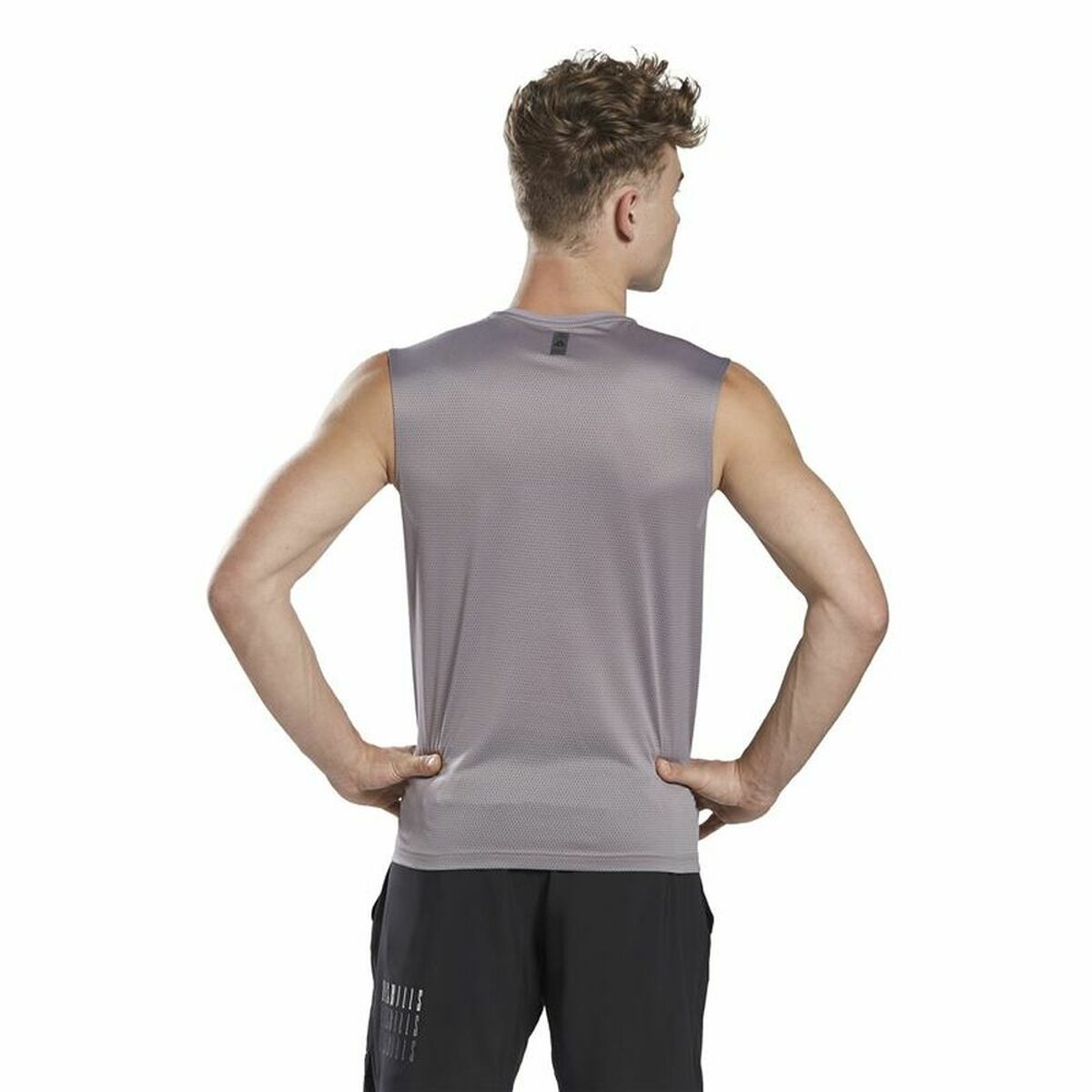 Maglia Smanicata da Uomo Reebok Les Mills® Activchill Grigio scuro