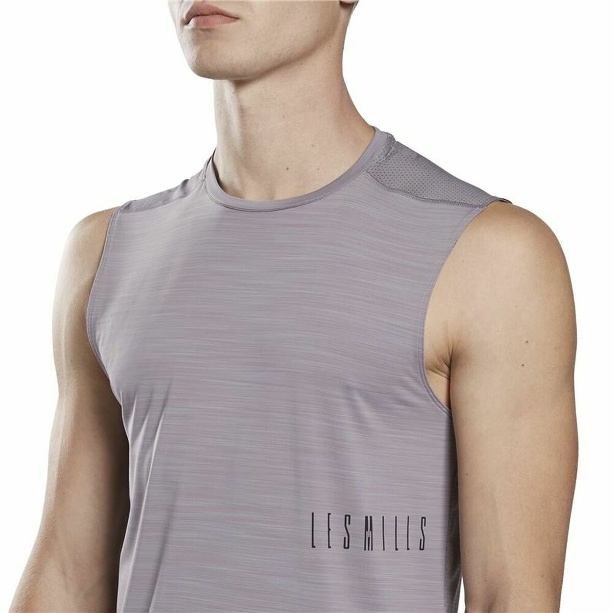 Maglia Smanicata da Uomo Reebok Les Mills® Activchill Grigio scuro