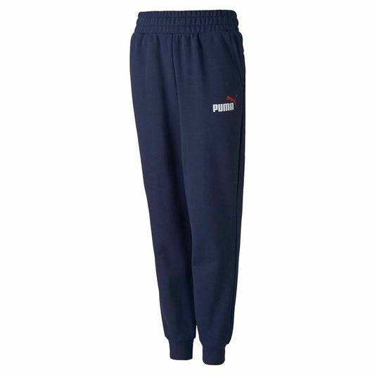 Pantalone di Tuta per Bambini Puma Essentials 2 Blu Marino Azzurro