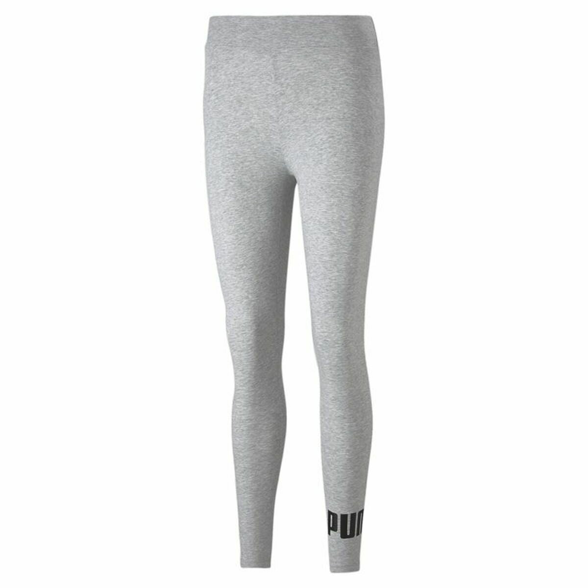 Leggings Sportivo da Donna Puma Essentials Logo Grigio chiaro