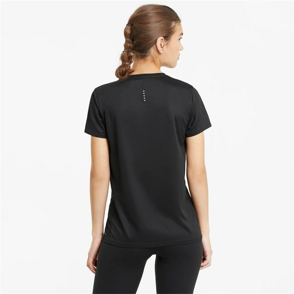 Maglia a Maniche Corte Donna Puma Run Favorite Nero