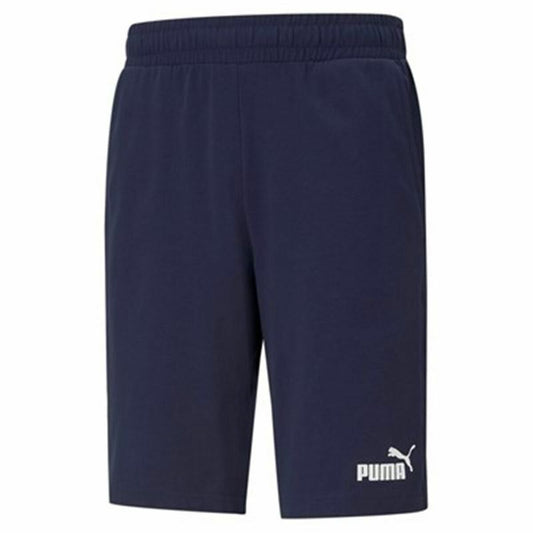 Pantaloni Corti Sportivi da Uomo Puma Essentials  Azzurro Blu scuro