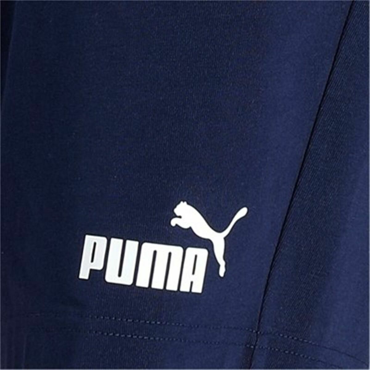 Pantaloni Corti Sportivi da Uomo Puma Essentials  Azzurro Blu scuro