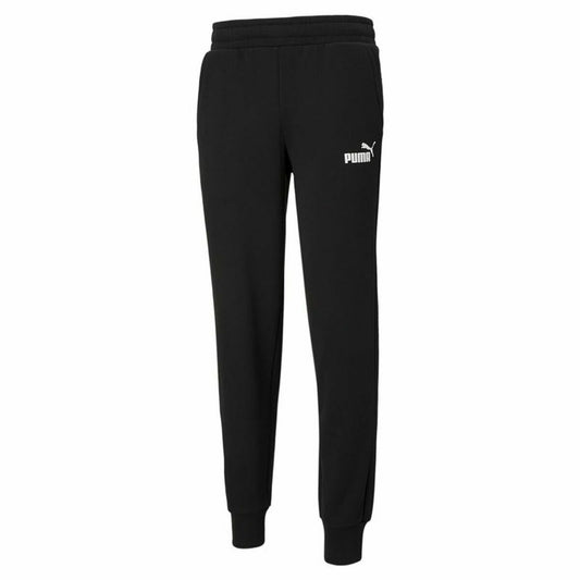 Pantalone Lungo Sportivo Puma Essentials Logo Nero Uomo