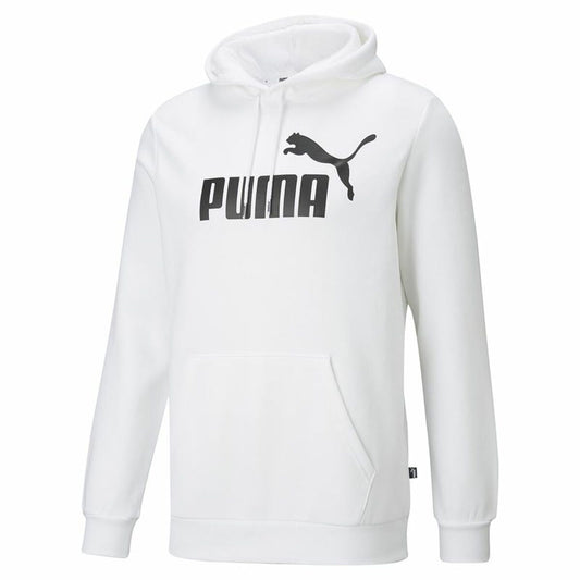 Felpa con Cappuccio Uomo Puma Ess Big Logo Bianco