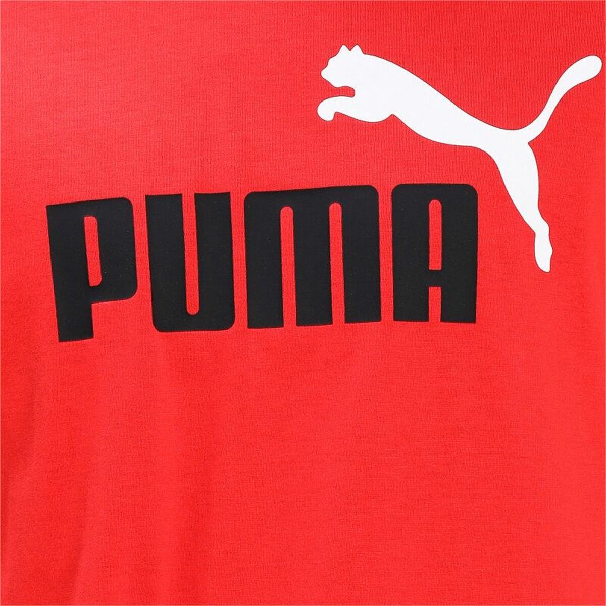 Maglia a Maniche Corte Uomo Puma Essentials+ Rosso