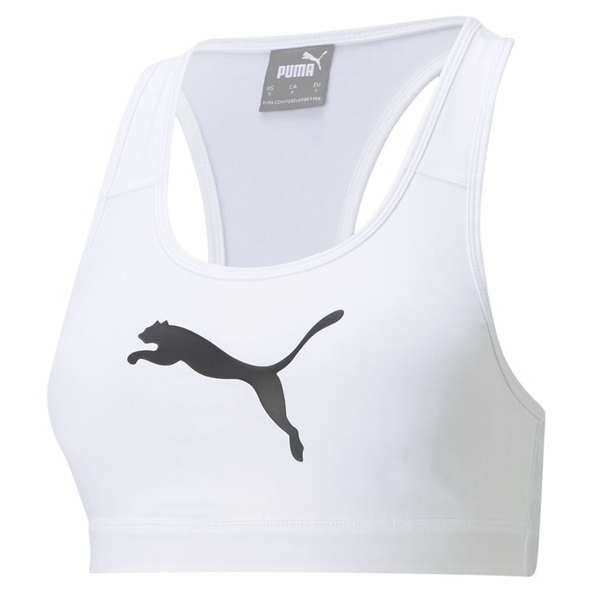 Reggiseno Sportivo Puma Mid Impact 4Keeps Bianco