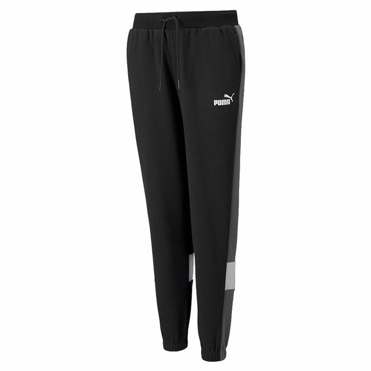 Pantalone Lungo Sportivo Puma Colorblock Nero Uomo