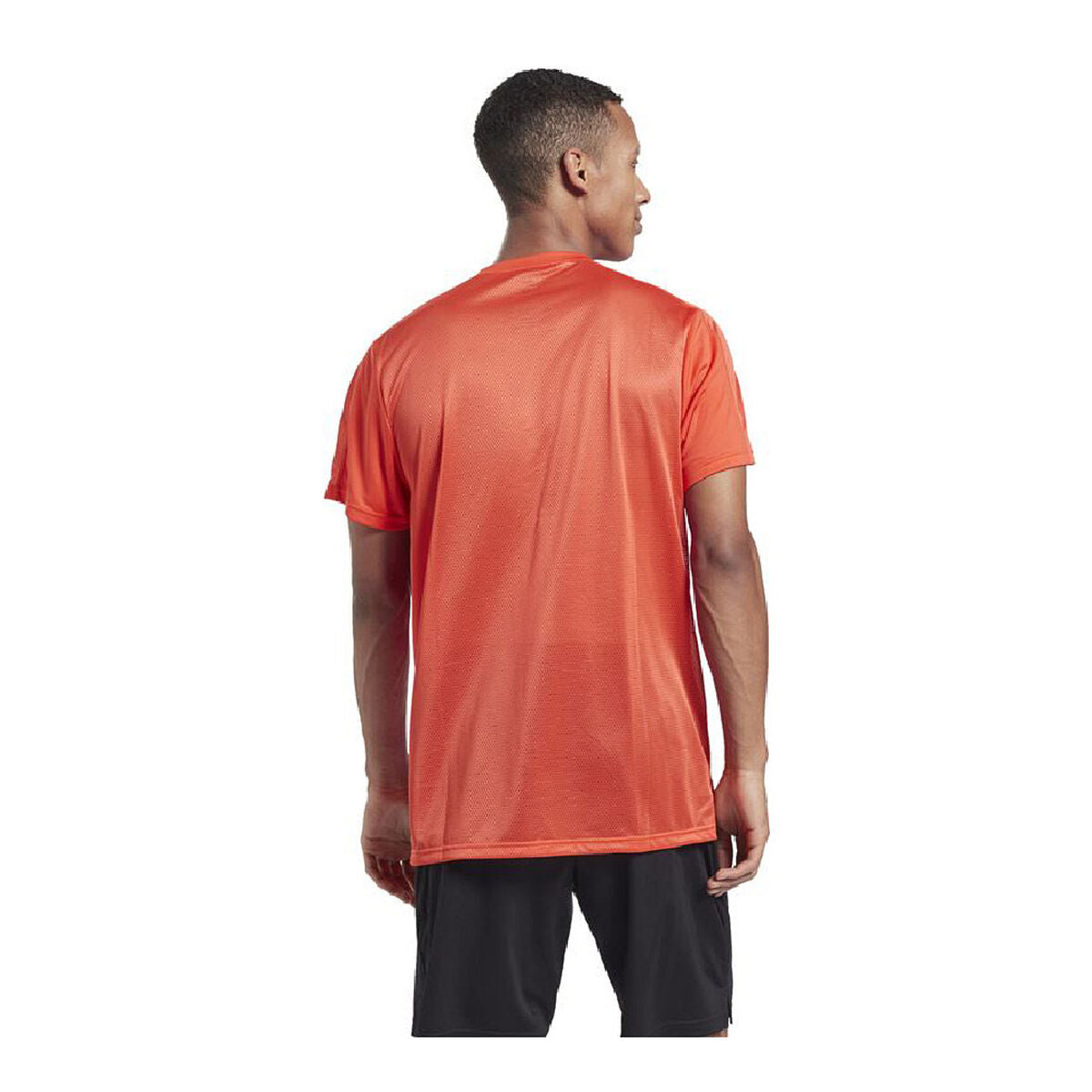 Maglia a Maniche Corte Uomo Reebok Workout Ready Tech Arancio