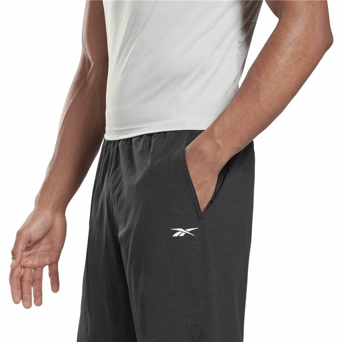 Pantaloni Corti Sportivi da Uomo Reebok Epic  Nero