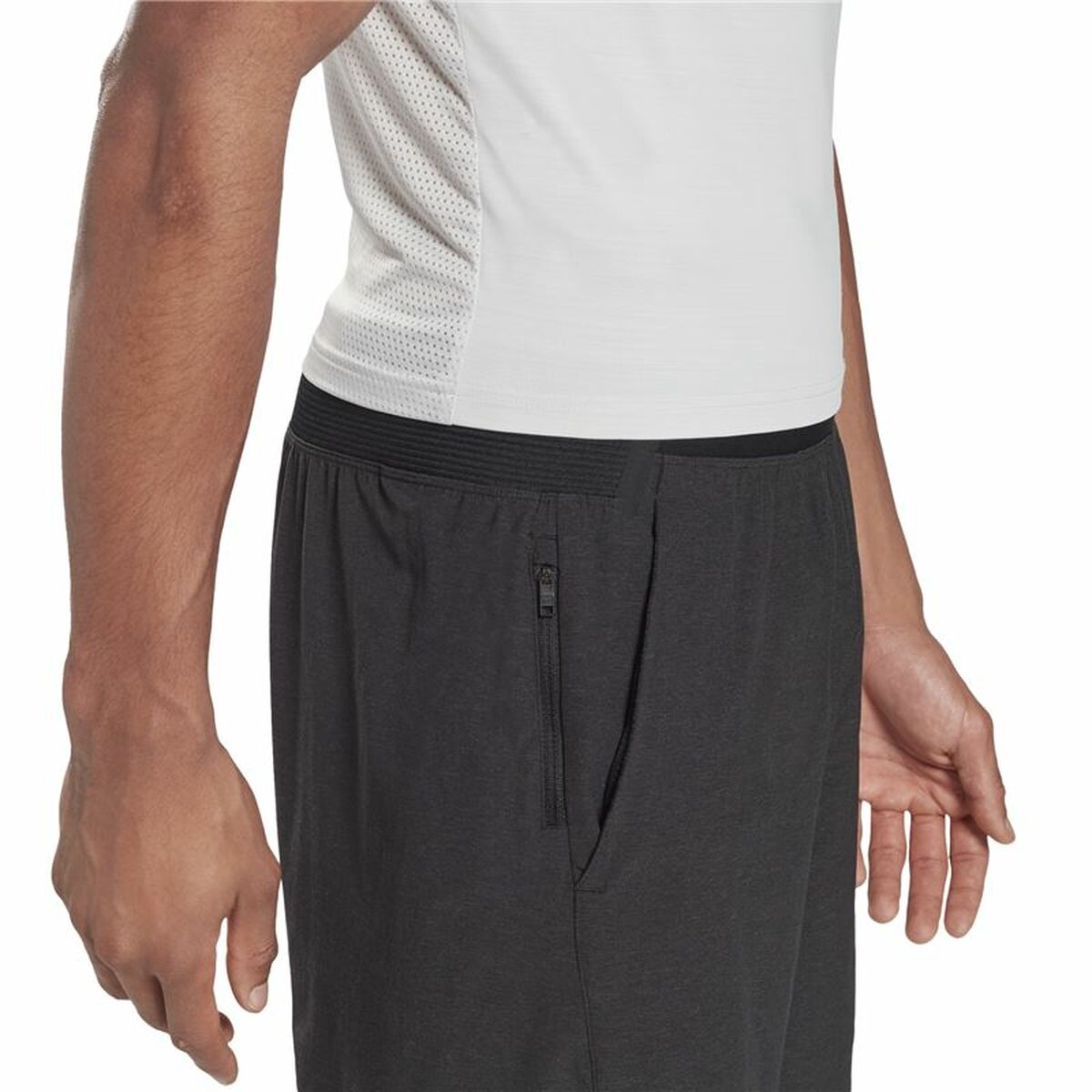 Pantaloni Corti Sportivi da Uomo Reebok Epic  Nero