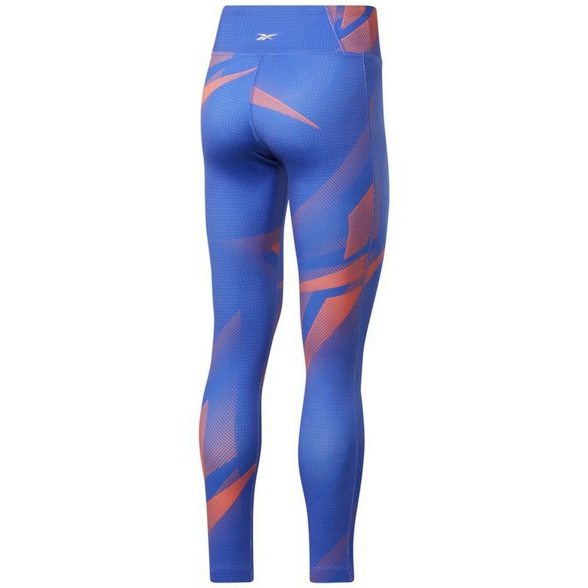 Leggings Sportivo da Donna Reebok MYT Printed Azzurro