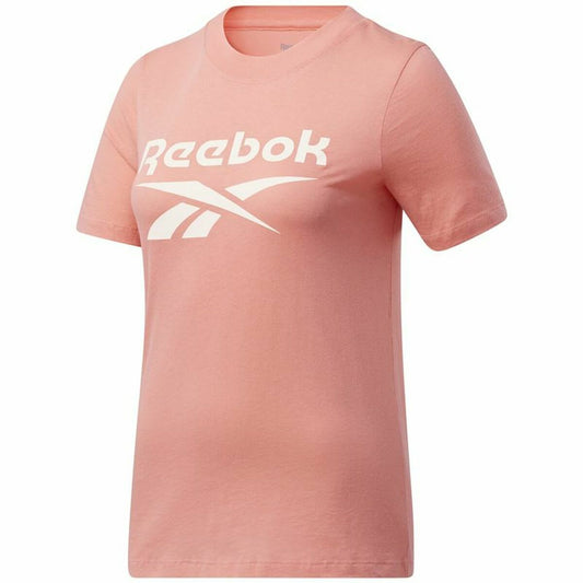 Maglia a Maniche Corte Donna Reebok Identity Logo Rosa